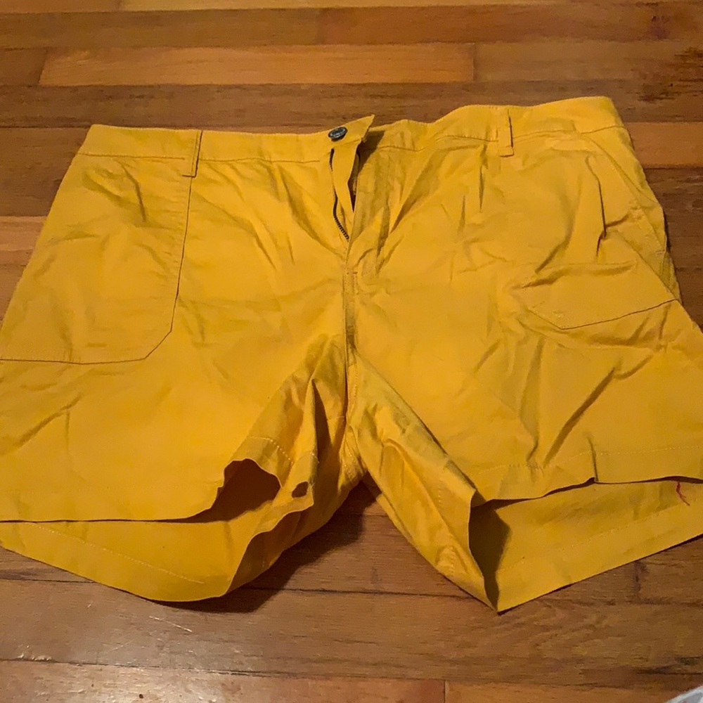 Yellow St John’s Bay shorts